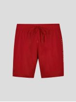 Maillot de Bain Logo sur le Côté Grande Taille Rouge